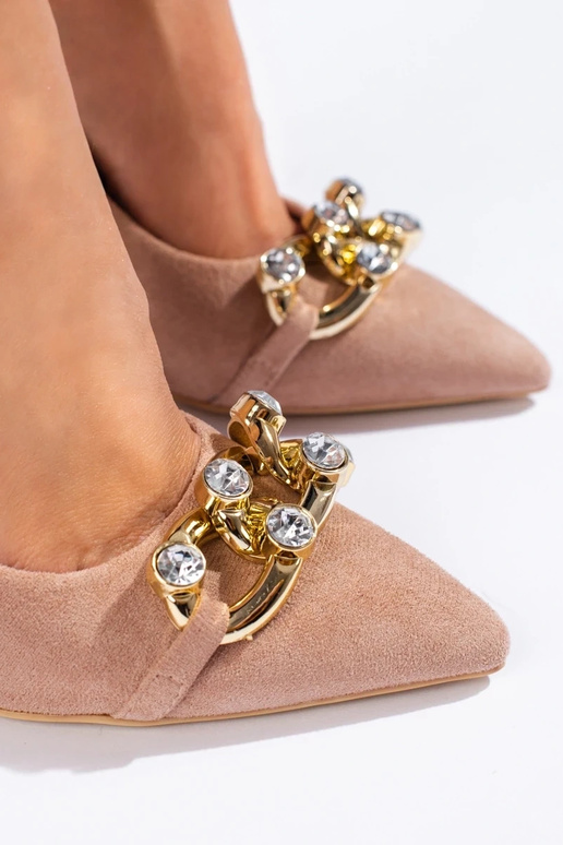 salto alto em camurça rosa com... salto alto em camurça rosa com...