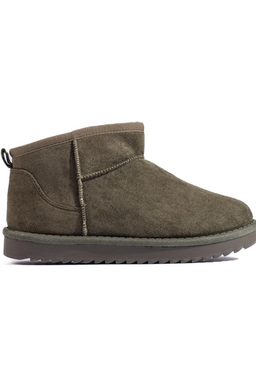 botas de neve femininas cáqui