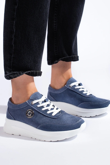 calçados esportivos azuis 2