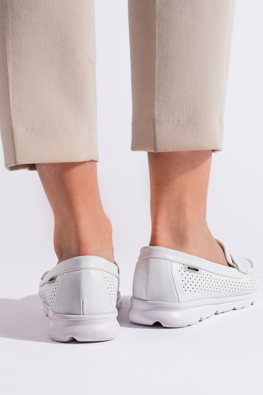 mocassins femininos brancos