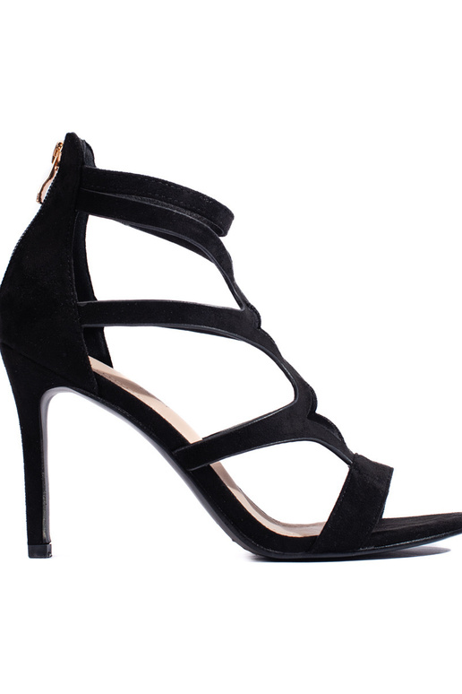 sandálias pretas com salto fino sandálias pretas com salto fino