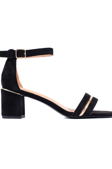 sandálias de salto de...