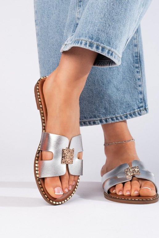 chinelos de prata chinelos de prata