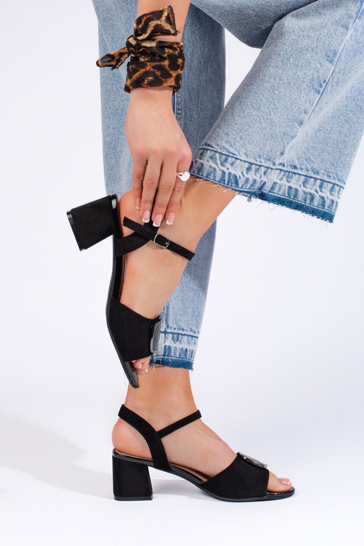 sandálias pretas de salto alto Sergio... sandálias pretas de salto alto Sergio...