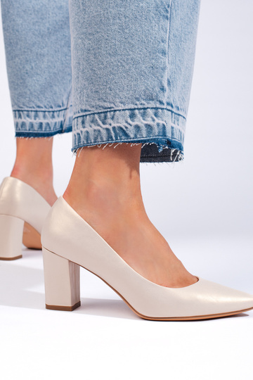 salto alto bege por Sergio... 2