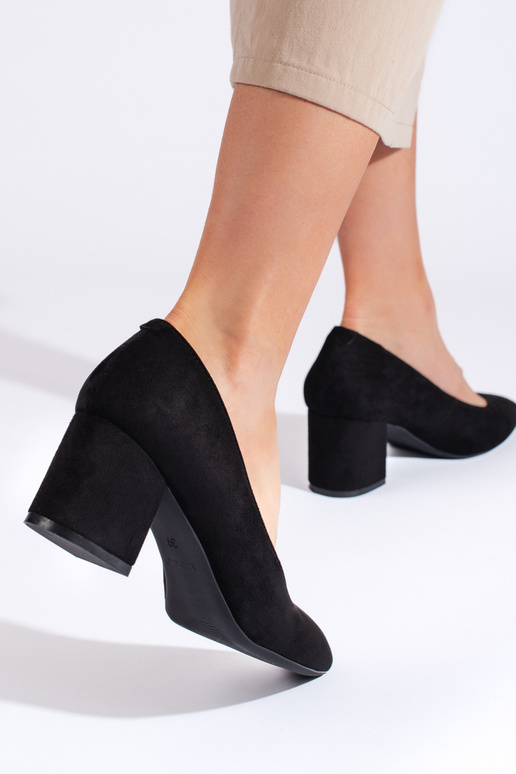 Sergio Leone salto alto em camurça Sergio Leone salto alto em camurça