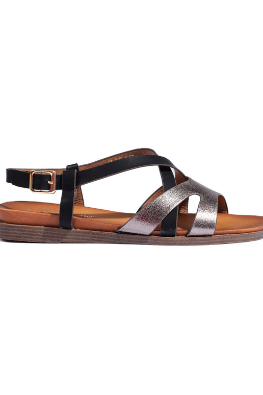 sandálias pretas de Sergio Leone sandálias pretas de Sergio Leone