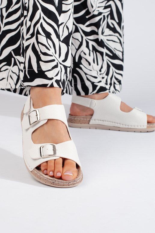 sandálias brancas zapinane