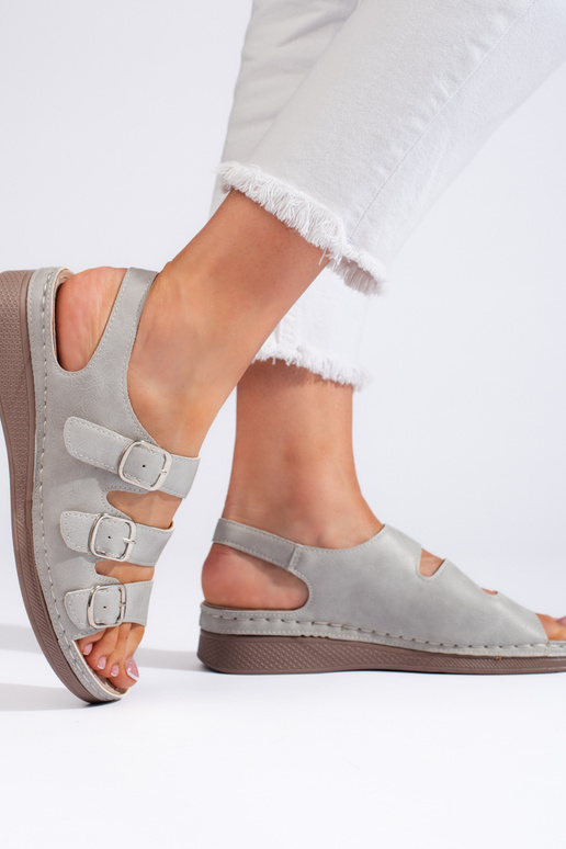 sandálias cinza sandálias cinza