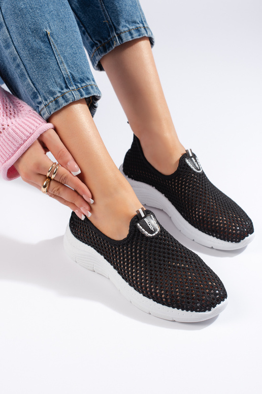 calçados esportivos pretos com... calçados esportivos pretos com...