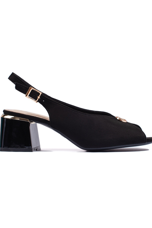 Sandálias de camurça estilo elegante...