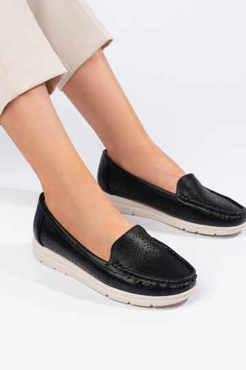 mocassins femininos negros 2