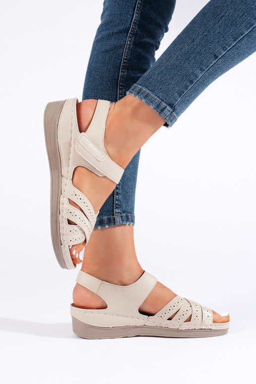 sandálias bege sandálias bege