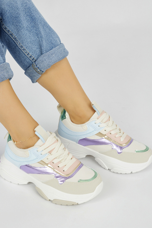 Calçado desportivo feminino com sola...