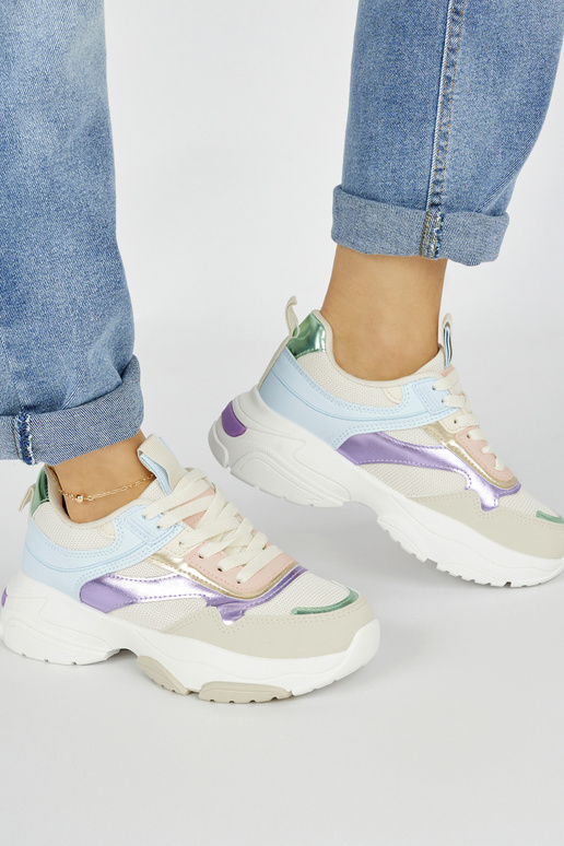 Calçado desportivo feminino com sola...