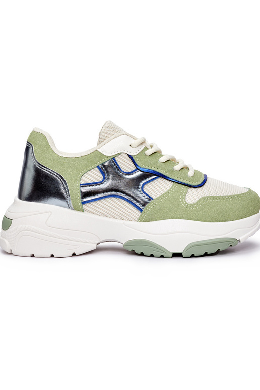 Sapatos femininos de lazer na cor verde Sapatos femininos de lazer na cor verde