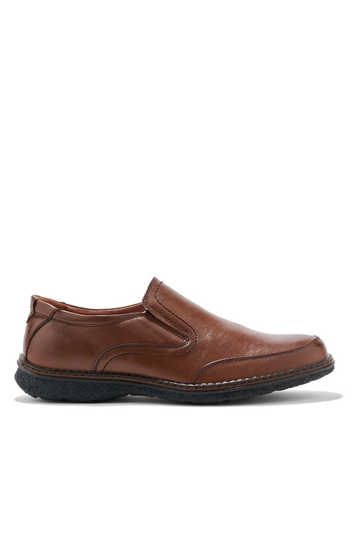 botins castanhos para homem com fivela