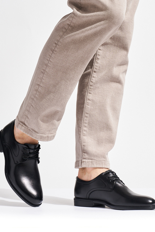 botins pretos masculinos amarrados