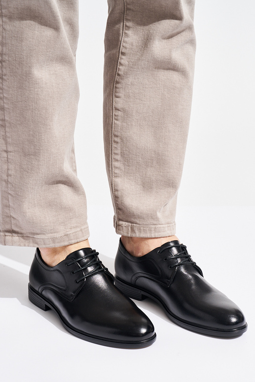 botins pretos masculinos amarrados