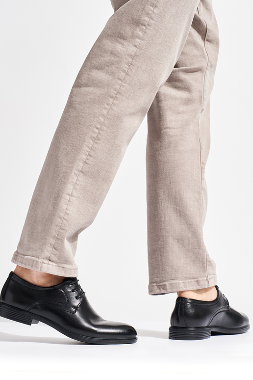 botins pretos masculinos amarrados