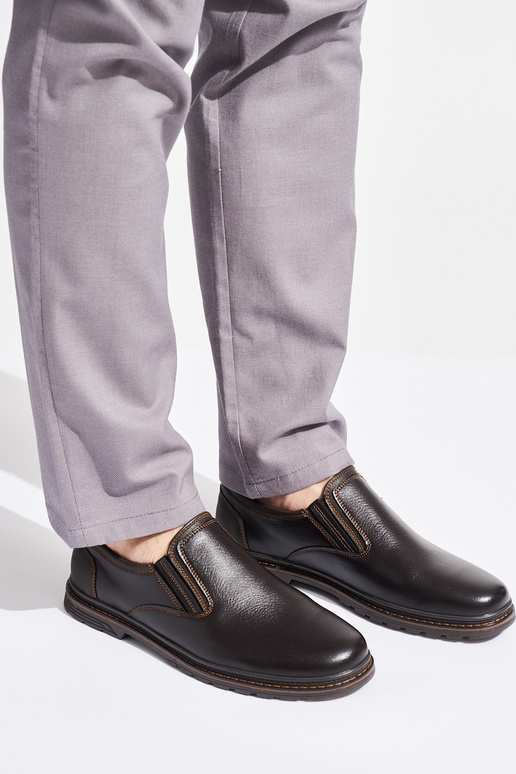 marrom escuro homens meio sapato marrom escuro homens meio sapato