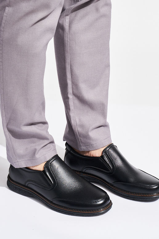 botins pretos para homem com fivela
