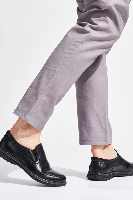 botins pretos para homem com fivela