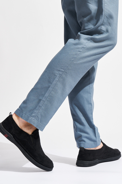 mocassins pretos para homens