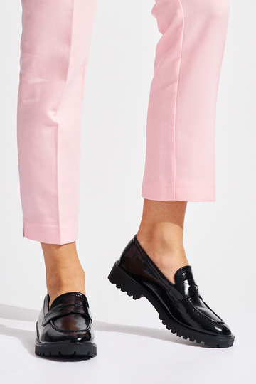 mocassins com efeito laca... 2