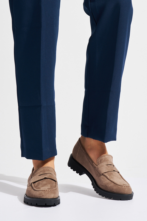 Mocassins de camurça para mulheres