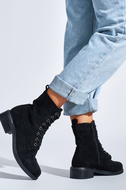 sapatos femininos pretos com salto baixo