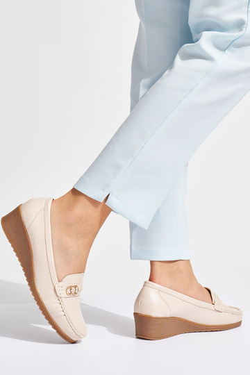 mocassins femininos bege... 2