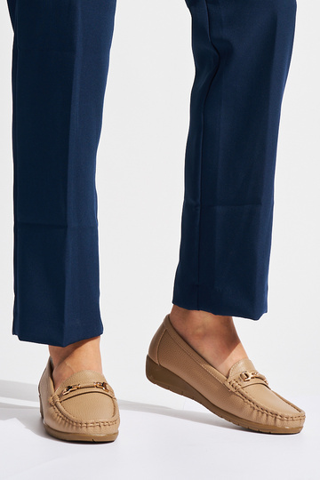 mocassins femininos bege ze... 2
