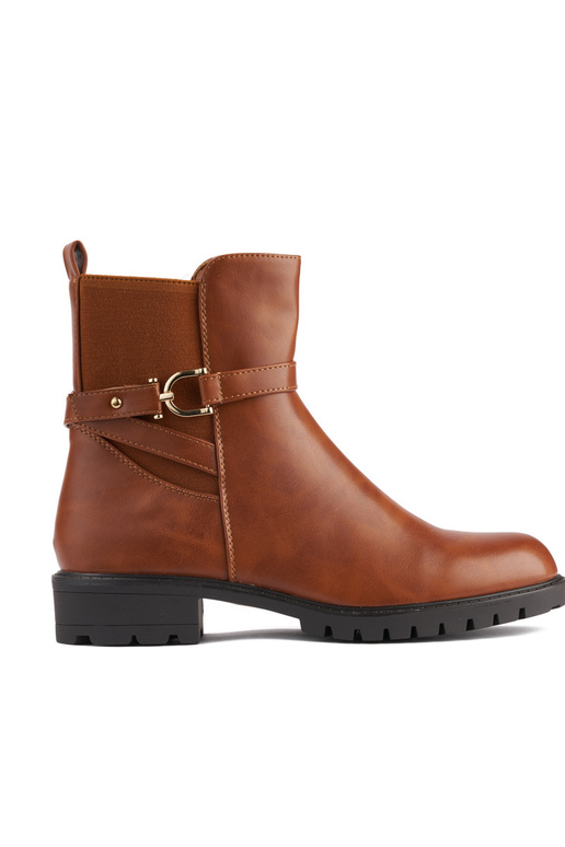 sapatos femininos marrons com fivela...