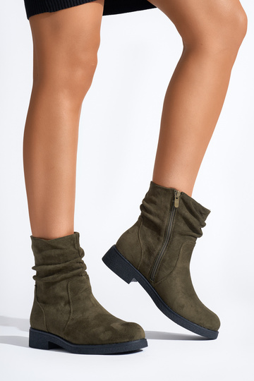 botas de cowboy cáqui 2