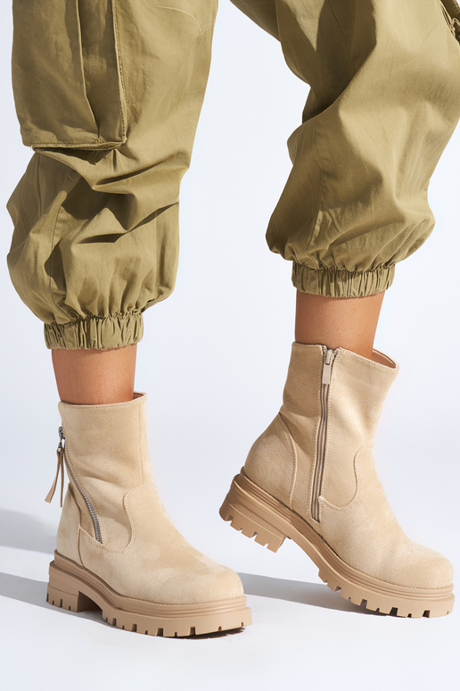 sapatos femininos marrons com zamkiem...