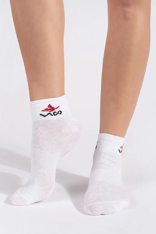 skarpetki feminino branco Vico 3 peças skarpetki feminino branco Vico 3 peças
