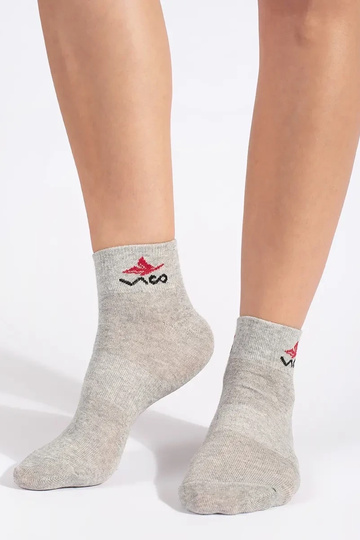 skarpetki feminino cinza... 2