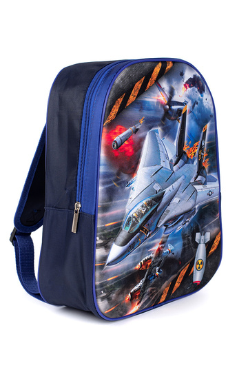 mochila azul para menino ze...