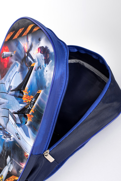 mochila azul para menino ze statkiem...