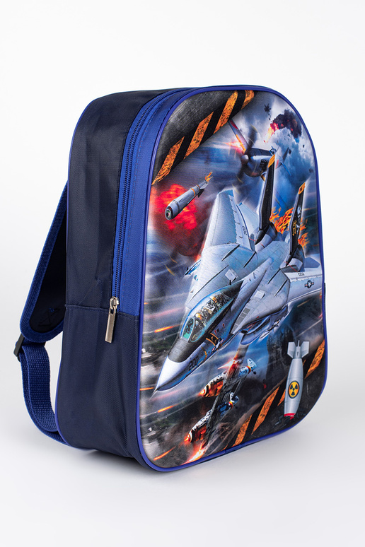 mochila azul para menino ze statkiem...