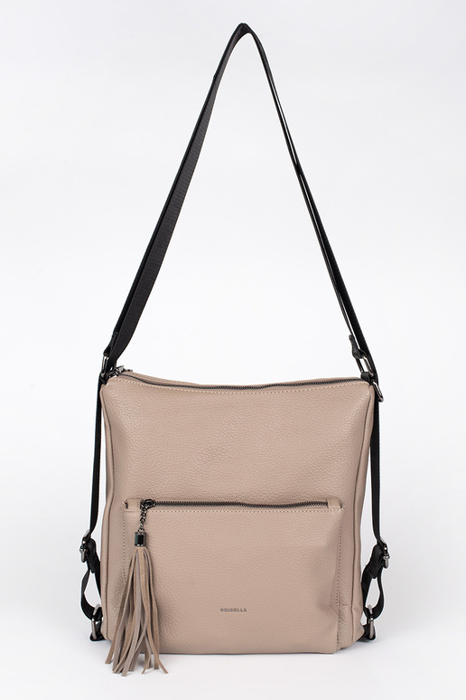 mochila tipo bolsa feminina marfim...