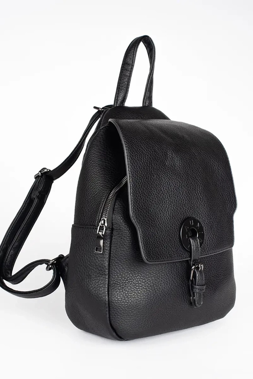 Um clássico cor preta mochila senhoras