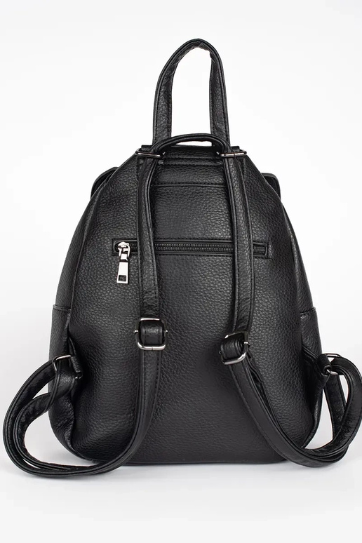 Um clássico cor preta mochila senhoras