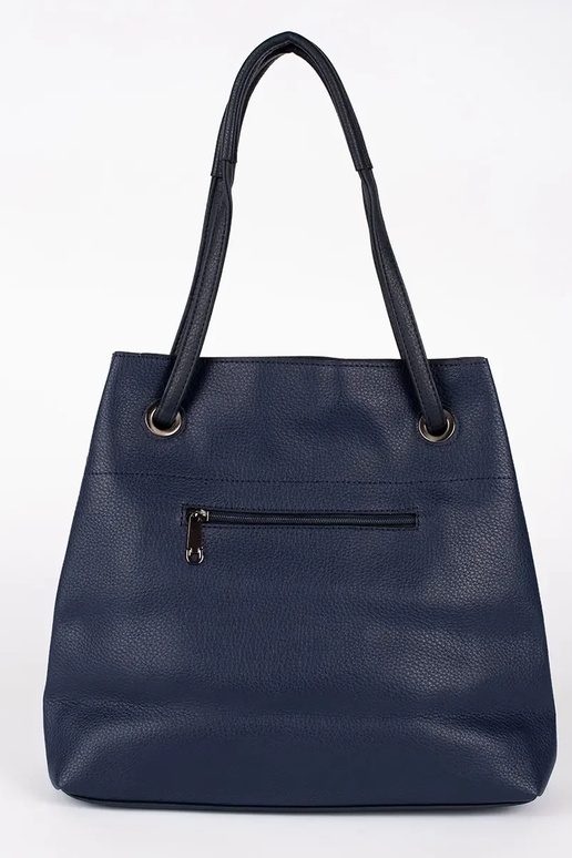 comprador de mão azul escuro