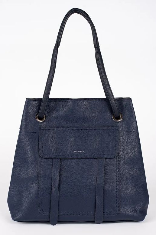 comprador de mão azul escuro