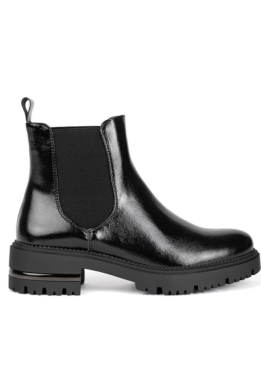 com efeito verniz Sapatos femininos...