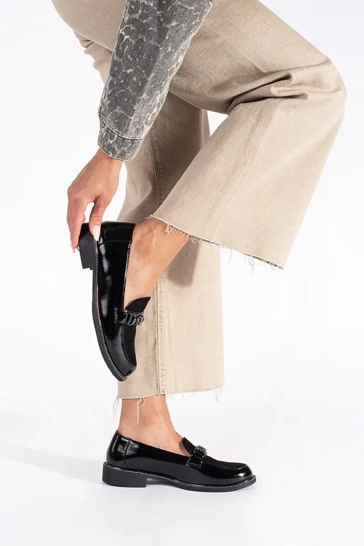 cor preta elegante mocassins femininos cor preta elegante mocassins femininos