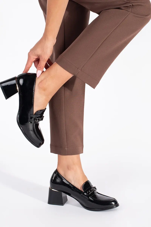 cor preta mulheres meio sapato de...