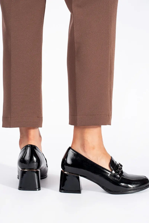 cor preta mulheres meio sapato de...